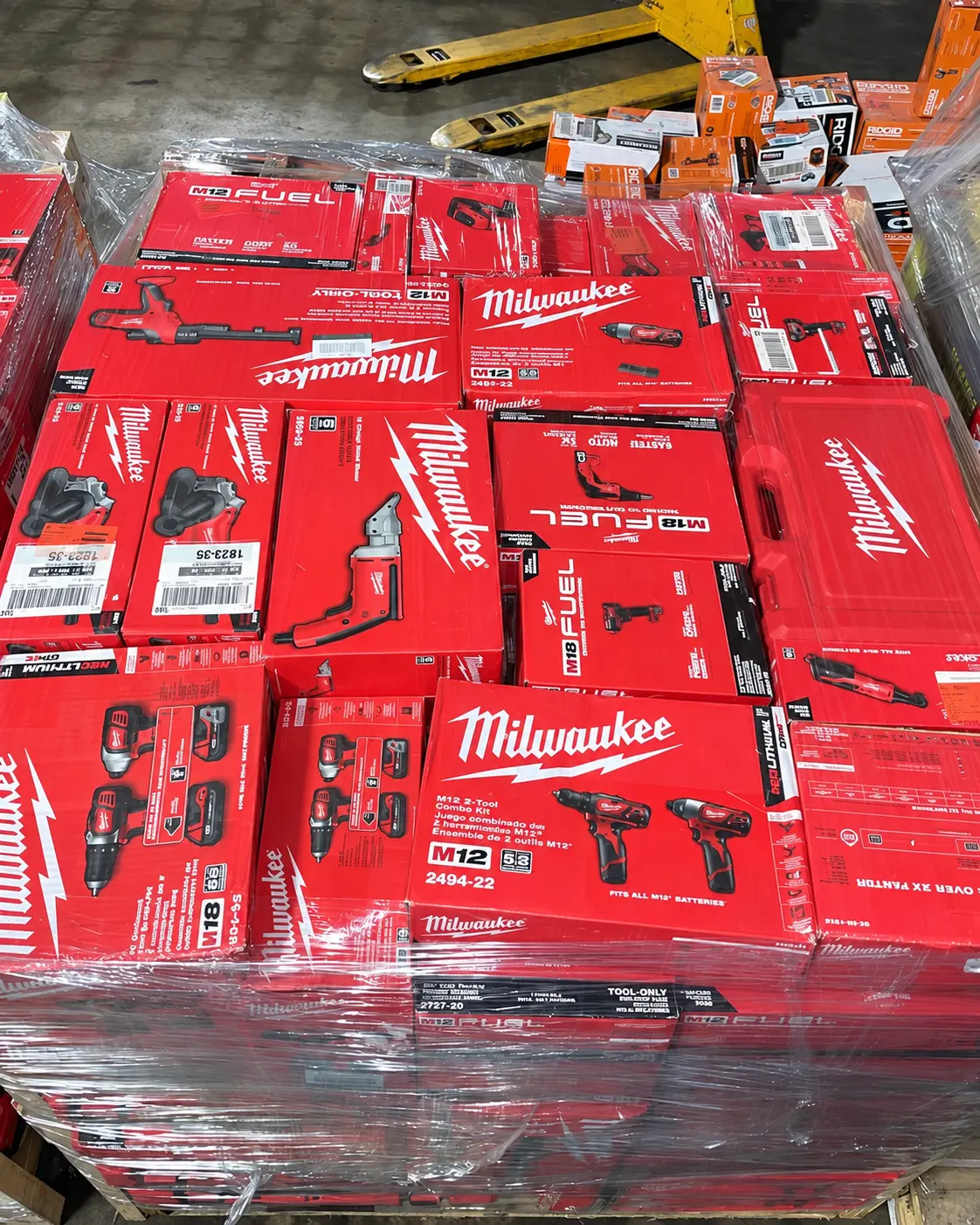 Milwaukee 45-Piece Power Tools Pallet – Handyman Tool Lot