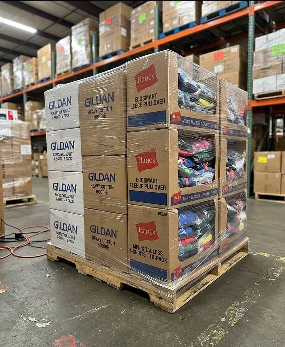 Premium 90-Piece Apparel & Clothing Pallet