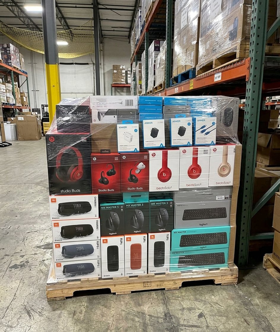 Pallet Premium de 60 Electrónicos y Accesorios