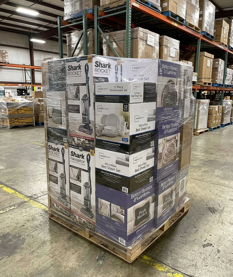 Pallet Premium de 70 Artículos para el Hogar