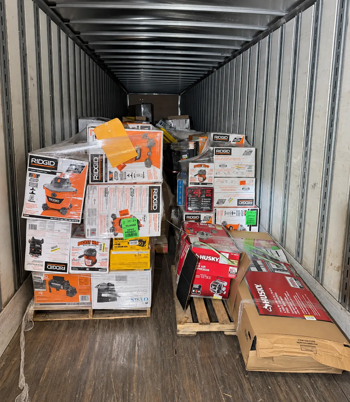 Pallet de Herramientas RIDGID de 60 Piezas – Lote Mixto