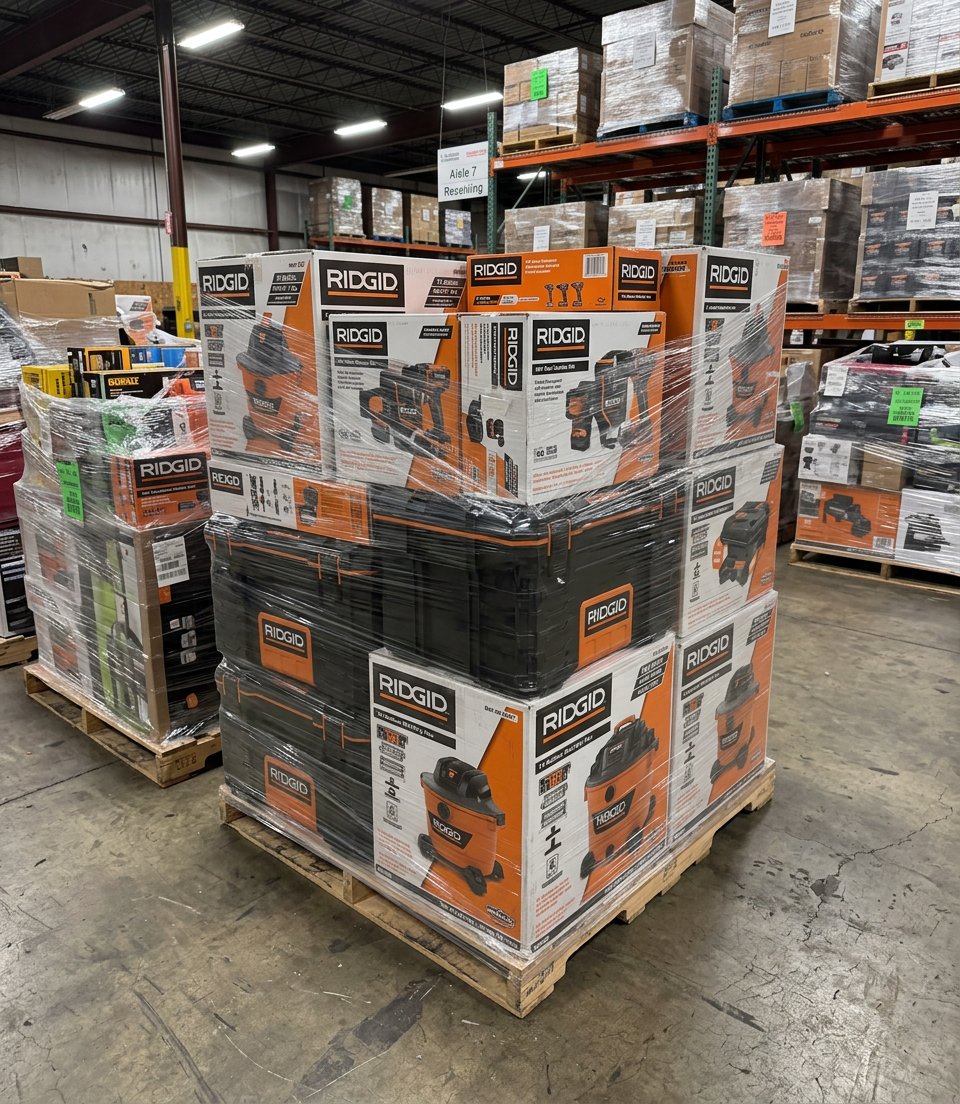 RIDGID 60-Piece Power Tools Pallet – Jobsite Tool Lot