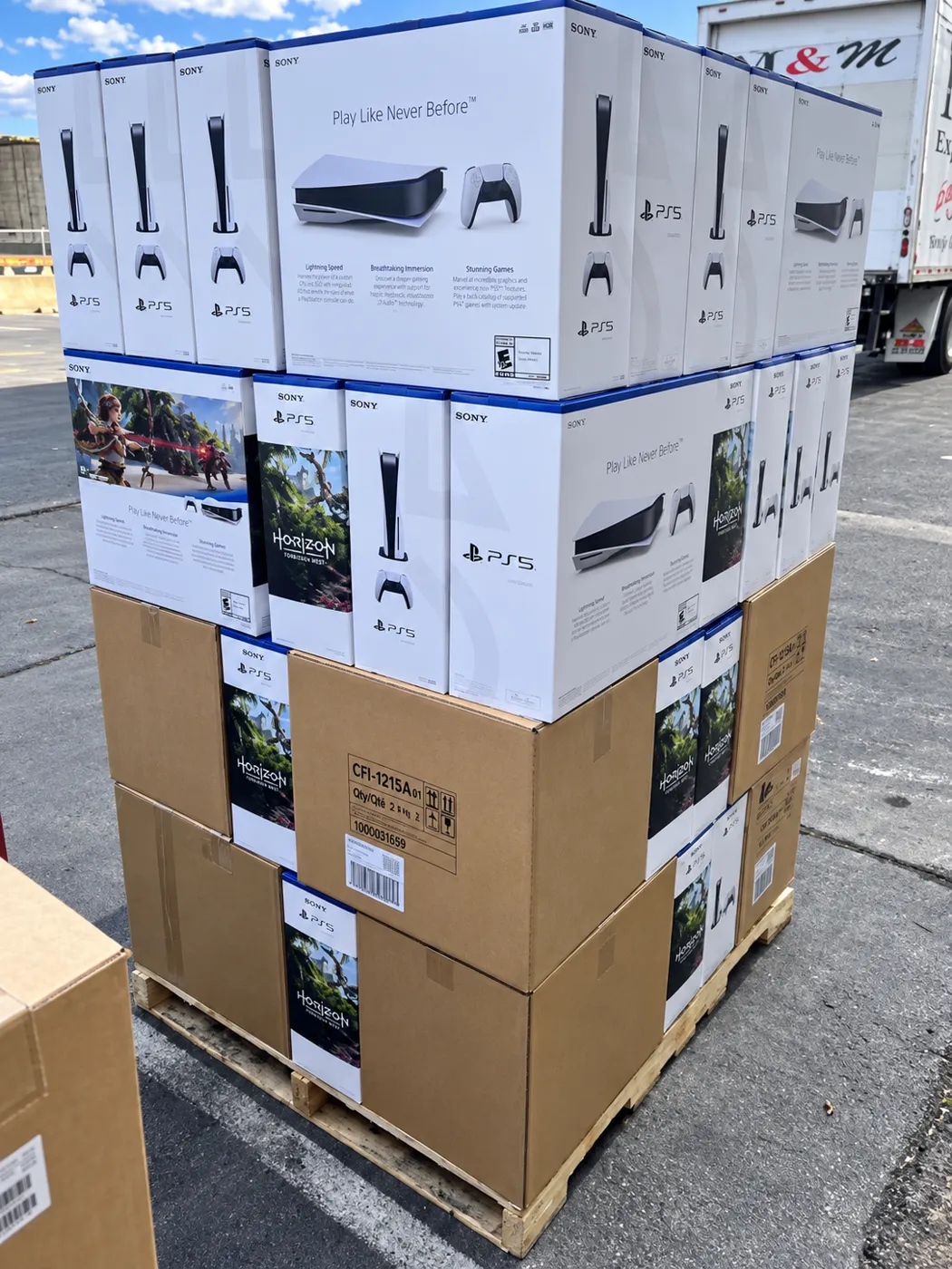 Pallet de Consolas Sony PlayStation 5 – 24 Unidades