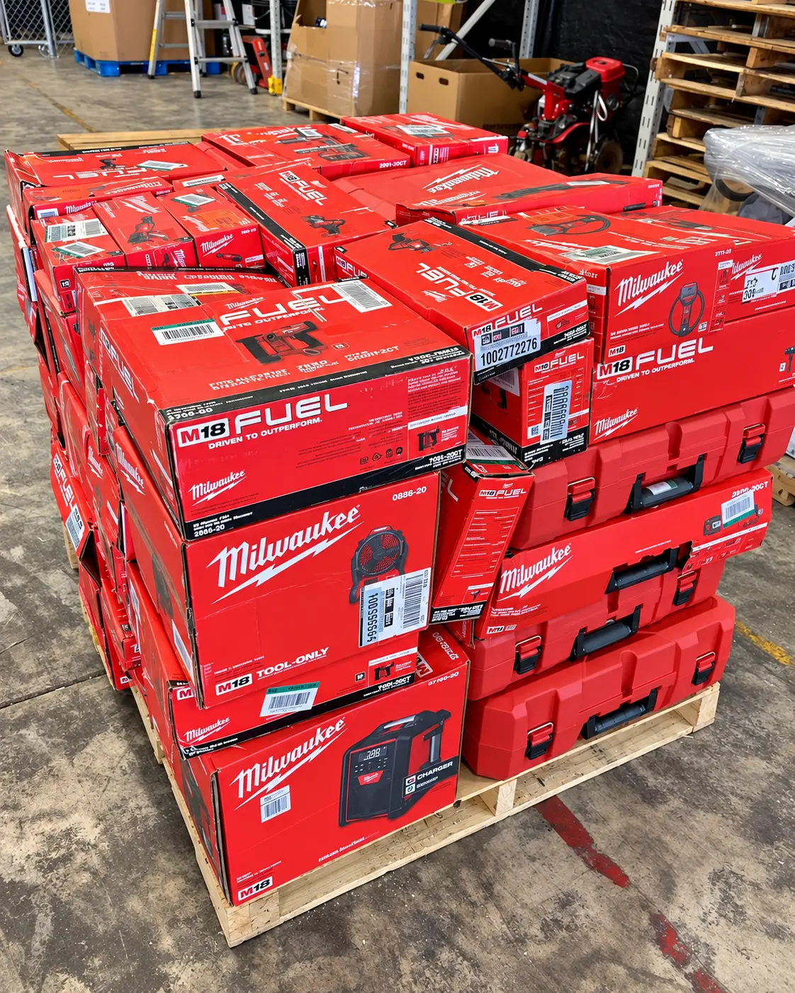 Milwaukee 80-Piece Power Tools Pallet – Warehouse Tool Lot