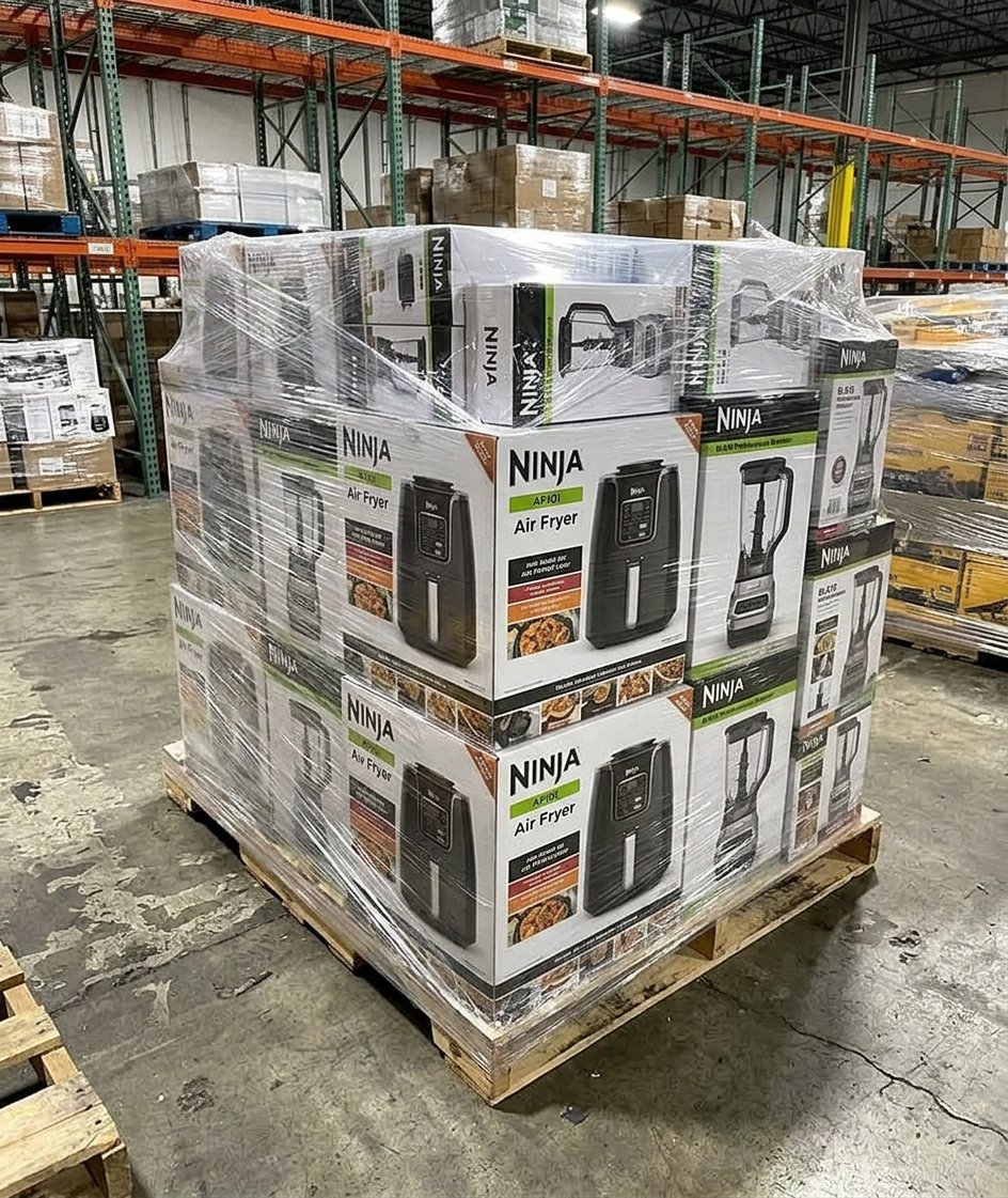 Pallet Premium de 68 Electrodomésticos de Cocina Ninja