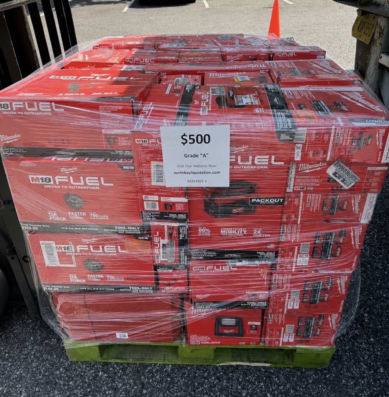Pallet de Herramientas Milwaukee de 30 Piezas – Lote para Contratistas