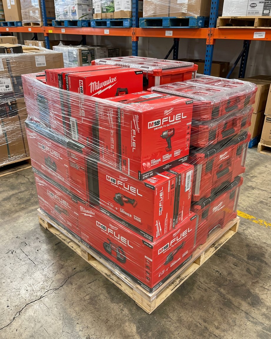 Milwaukee 60-Piece Power Tools Pallet – Industrial Tool Lot