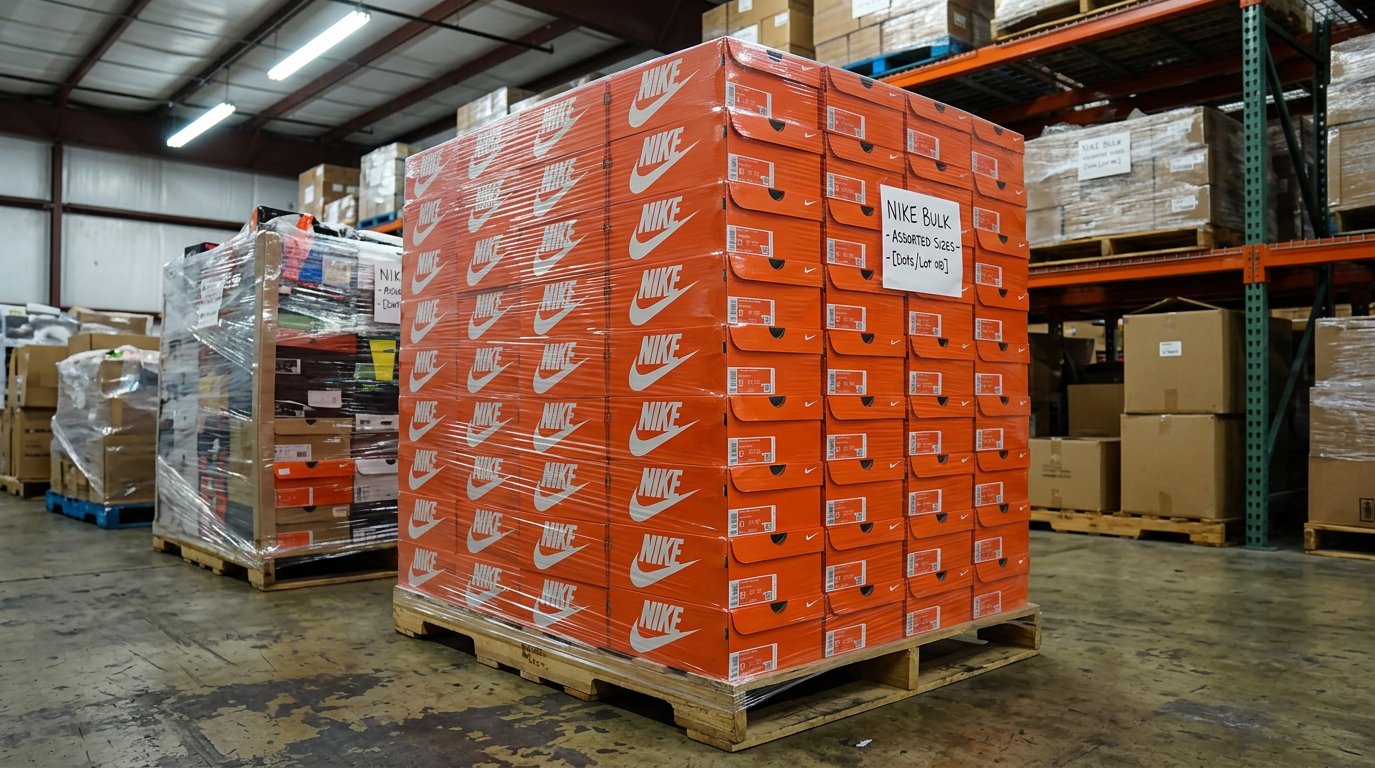 Palet Premium de Tenis Nike – Lote Mayorista de 250 Pares