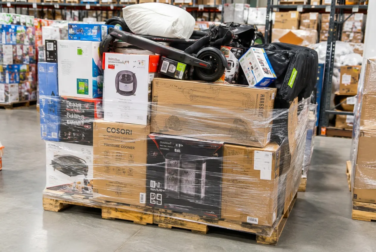 Various brand-new overstock pallets available from NorthBay Liquidation A diverse range of merchandise pallets